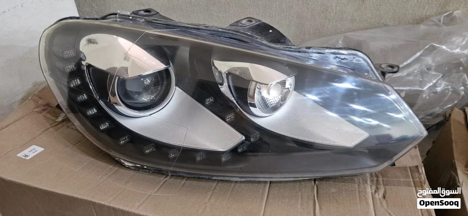 OEM VW Golf MK6 Headlights (2010-2013) - Used, good condition, full set (L+R)