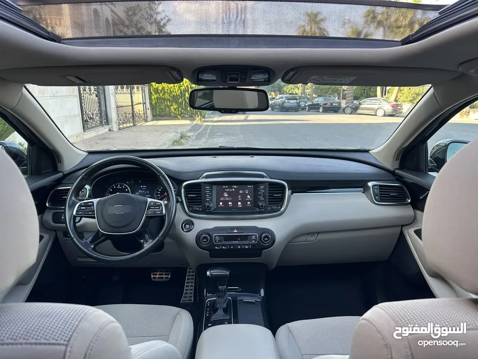 KIA SORENTO (SX) 2019 وارد الوكالة قاطع  مسافة 80 الف كم فل كامل اعلى صنف فحص كامل
