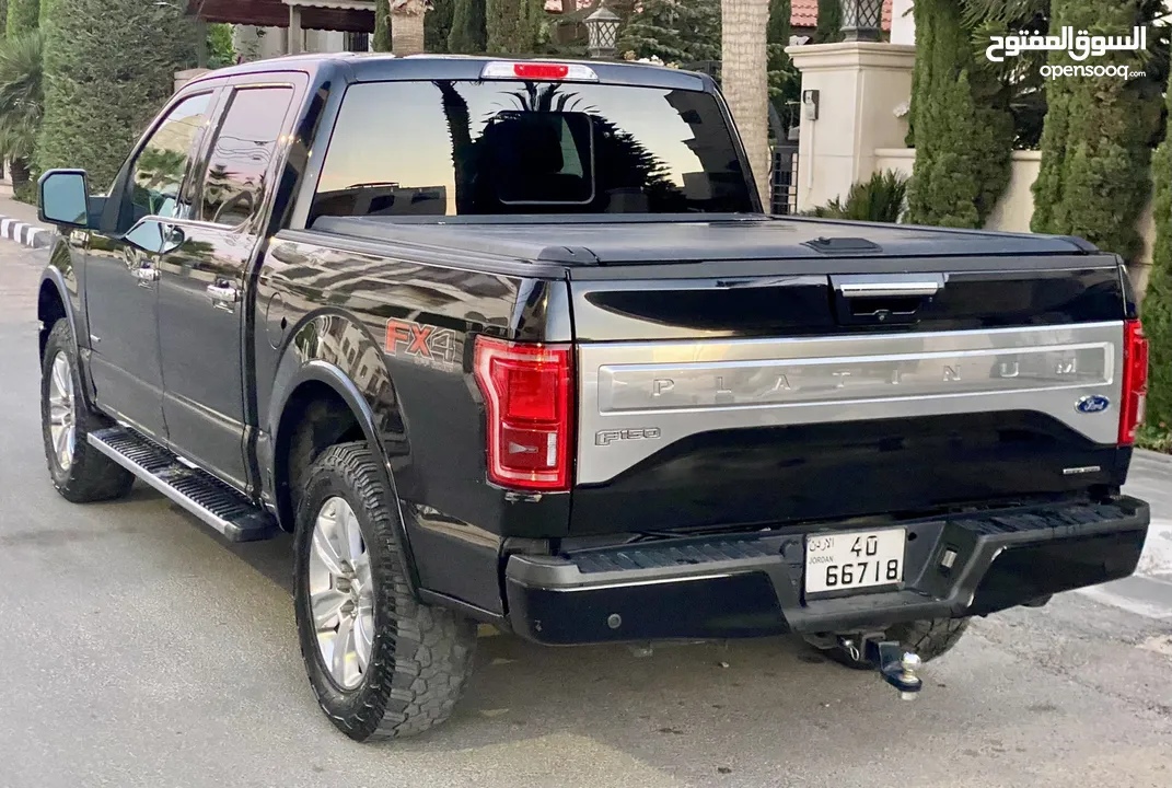 بكب فورد F-150 موديل 2015 بلاتينيوم اعلى صنف بوضع الشركه تب نظافه