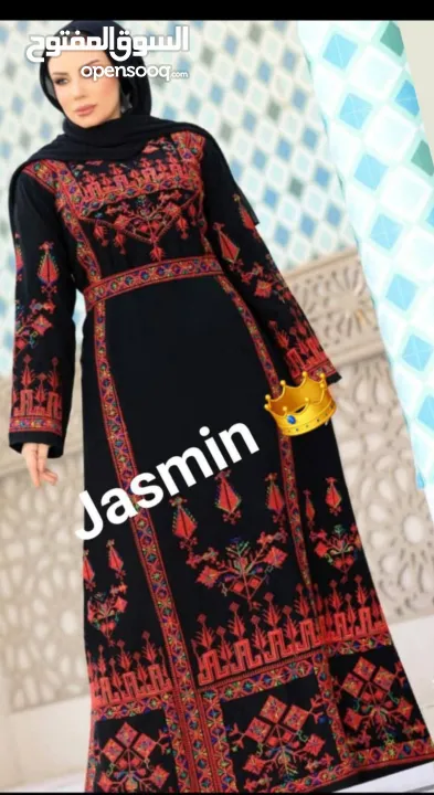 فستان مطرز مميز للمناسبات يوجد عدة مقاسات