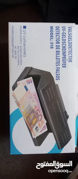 جهاز كاشف كشف الاموال الاوراق النقديه العملة المزوره المزيفه كاشف عمله مزوره عملة
