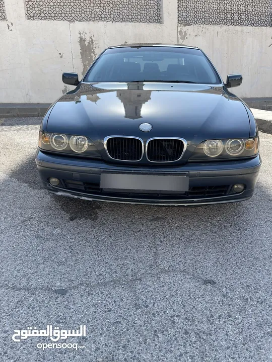 بي ام  e39 دب 520i موديل 1999 اصلي فحص كامل ثاني مالك في الاردن  قابل للفحص في داخل الشركة