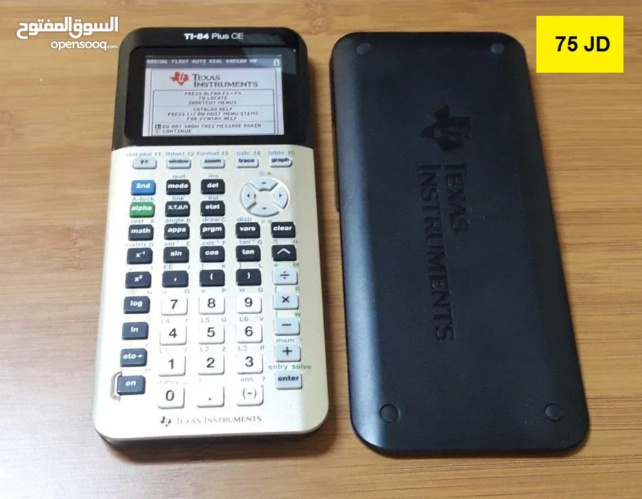 Texas Instruments TI-84 Plus CE الة حاسبة متطورة جدا