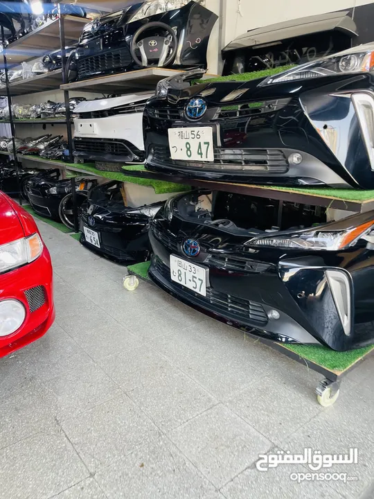 يتوفر قطع جميع القطع الواجهة اماميه تويوتا  بريوس 2019-2022  Toyota   prius 2019-2022