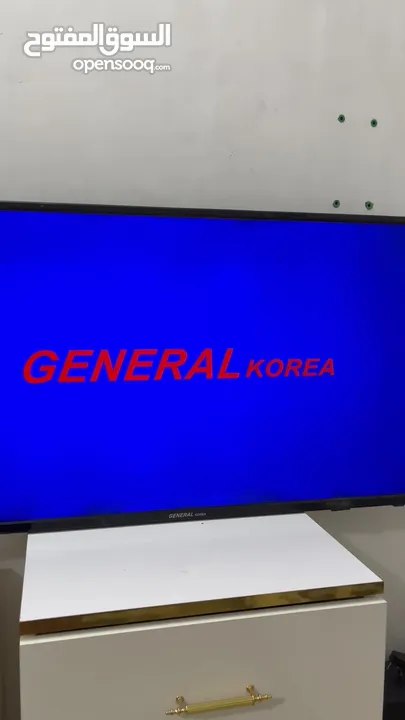 شاشة جنرال فول HD حجم 42 مستخدم نظيفة بيها شخوط قليلة السعر 175 الف دينار