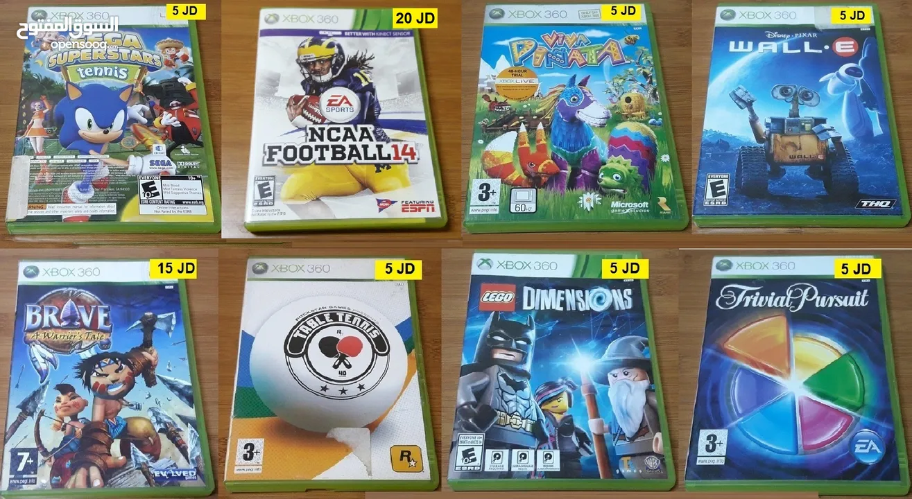 اجمل سيديات اكسبوكس ون اكسبوكس 360  XBOX360 XBOX ONE OG Games