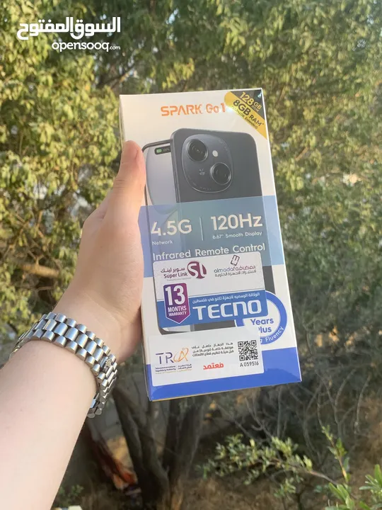 شبيه الايفون تكنو سبارك g1 128 جيجا الرام 4GB+4GB كفالة 13 شهر على الجهاز طبعا جديد مع مرفقاته
