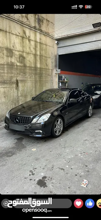 مرسيدس E250 كوبيه ممشى قليل