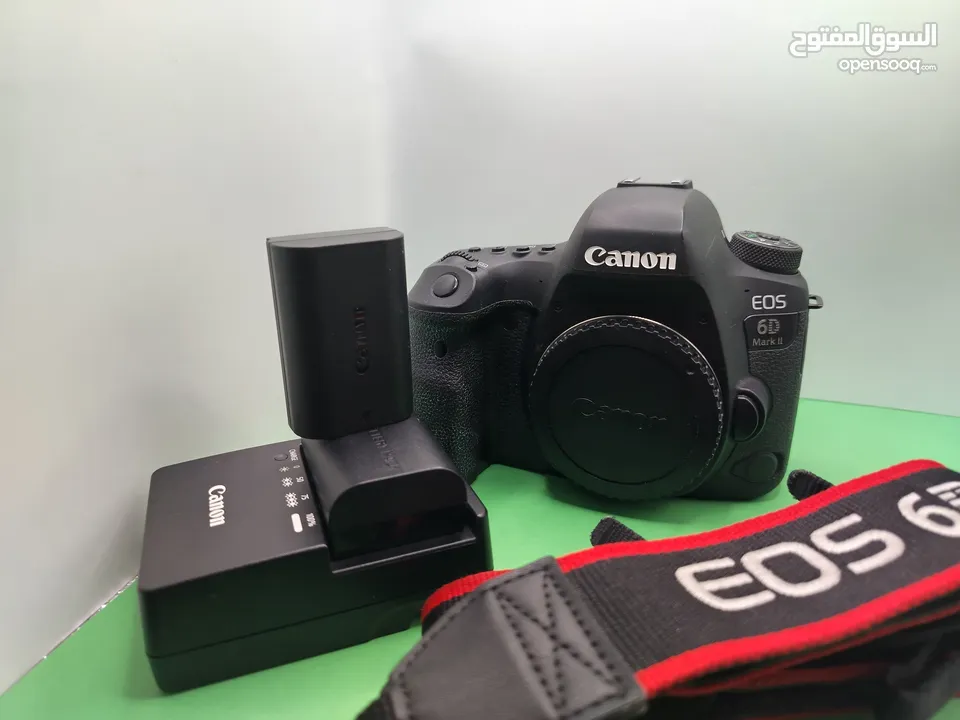 كاميرات كانون وعدسات 5D Mark IV, 6D Mark II, RP, 250D, 200D  شترات أقل من 1k وبطاريات إضافية