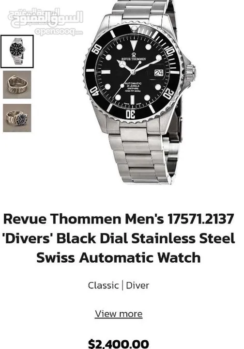 ساعة Revue Thommen Diver للبيع