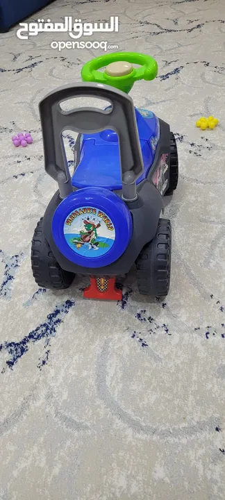Kids Blue Toy Car With Electric Lights