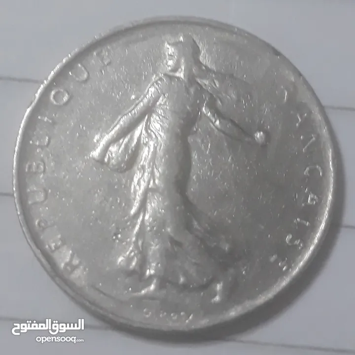 1 فرنك فرنسى مطلوب 1960