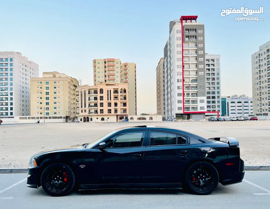 DODGE CHARGER 2013 BLACK SRT8 GCC