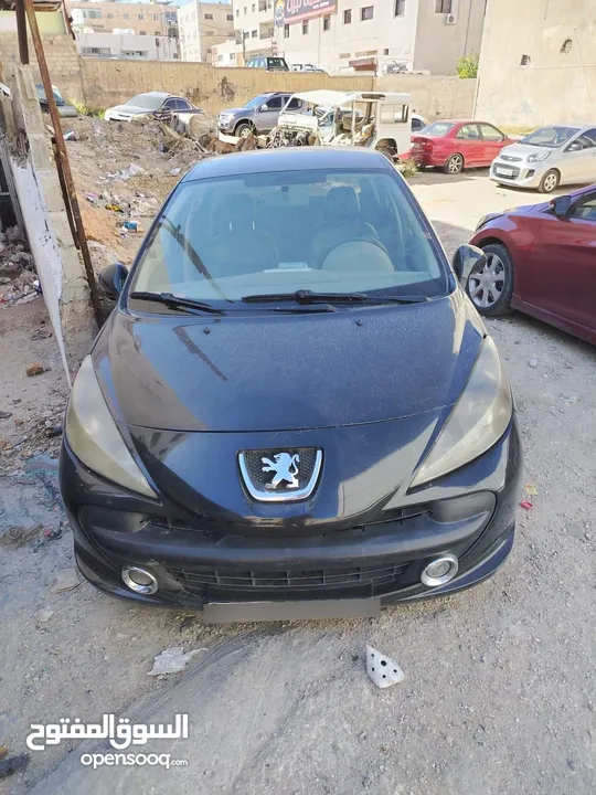 بيجو 209 للبيع لون اسود موديل 2008