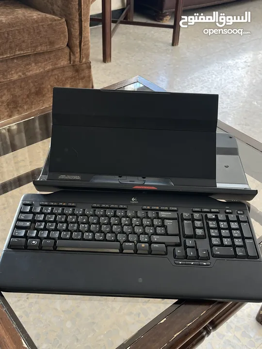 Logitech laptop keyboard and stand