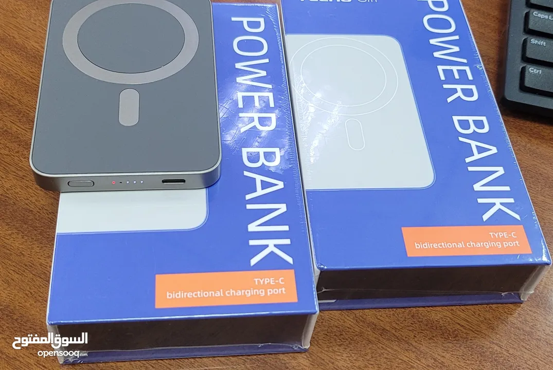 باور بانك 5000 تيكنو c ولاسلكي tecno اصلي POWER BANK