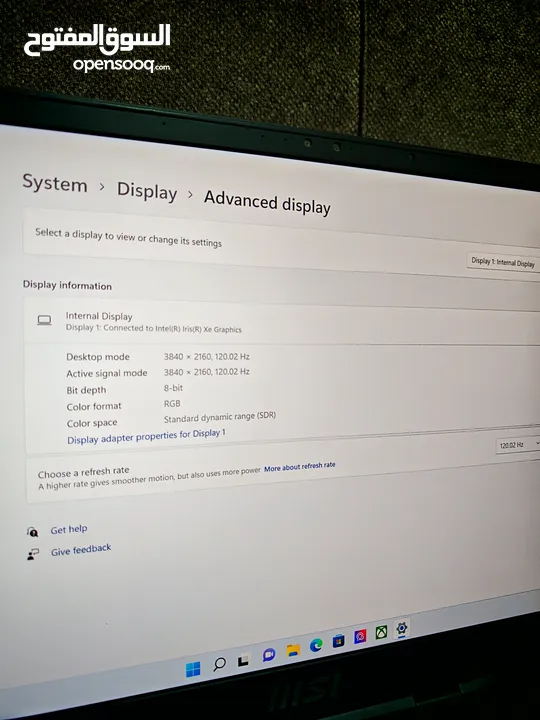 MSI Stealth GS77 i9-12th gen RTX3080TI 4k display بسعر مغري جدا