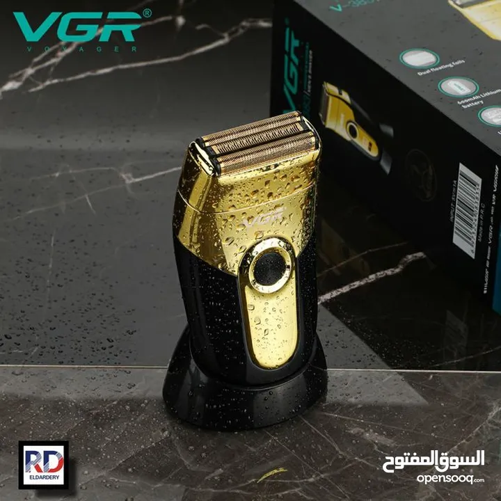 ماكينة حلاقه الذقن وتنعيمه على الشفره حلاقة شعر اللحيه شفره ماكينه VGR الحلاقه الذهبيه شحن ضد الماء