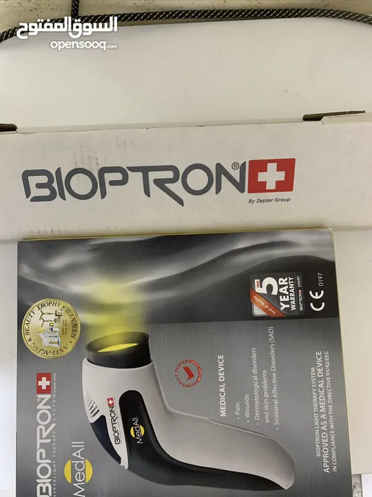 BIOPTRON MedAll: Light therapy for pain, skin issues, wounds, and SAD.