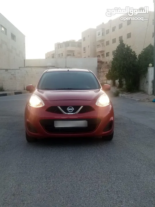نيسان ميكرا موديل 2020 لون خمري ميتالك فحص كامل