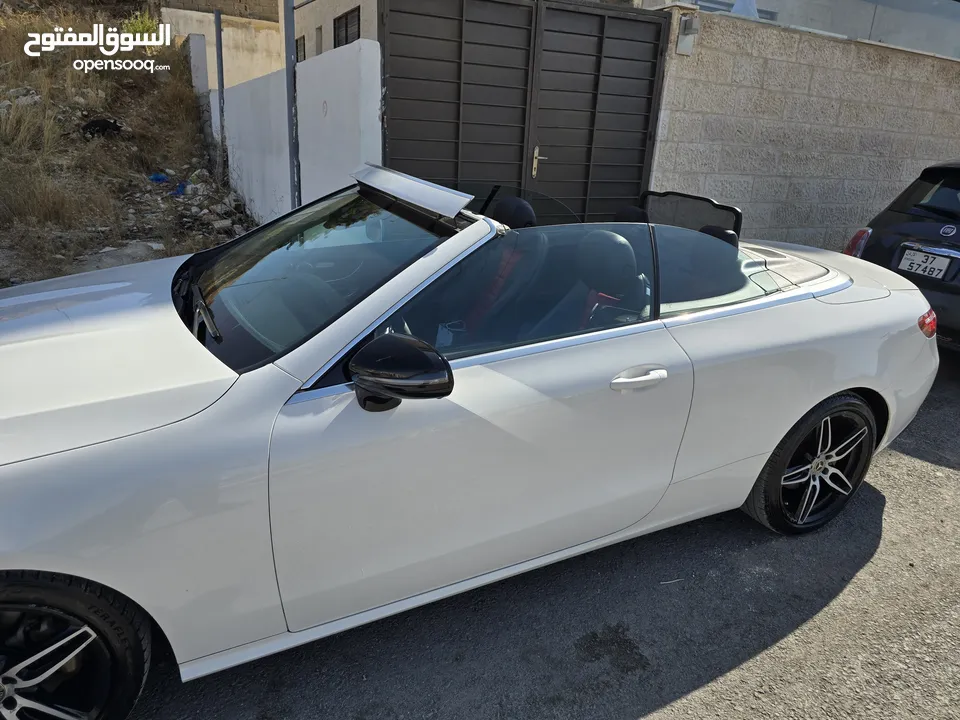 Mercedes E200 2019 cabriolet AMG Kit    2000 cc كشف  7 jayed