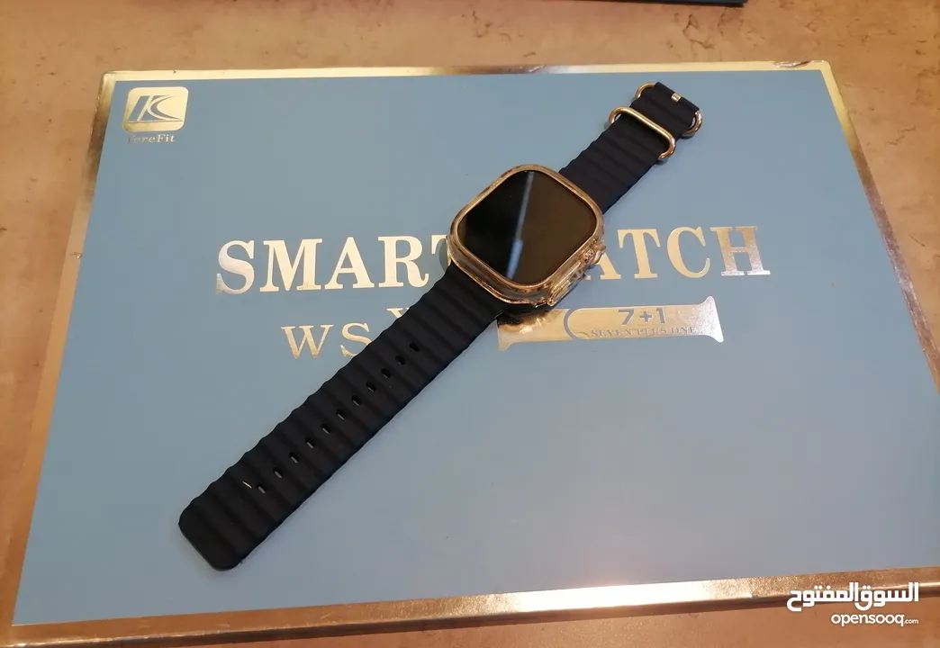 ساعة يد ذكية للبيع ULTRA WS-X9 مستعملة حالة ممتازة بالكرتون وكل الملحقات موجودة