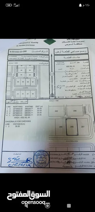 أرض سكنية للبيع البريمي العقدة جنوب