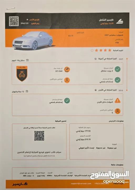 Chevrolet Silverado 2500 HD 4X4 6000 CC Clean Title