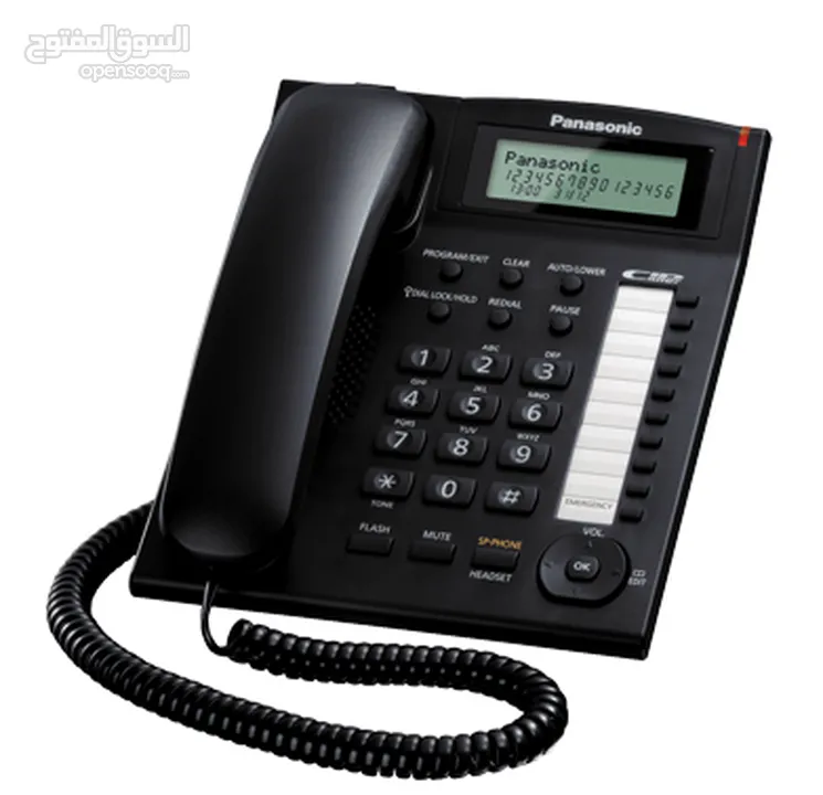 تلفون ارضي جهاز هاتف KX-TS880 Panasonic