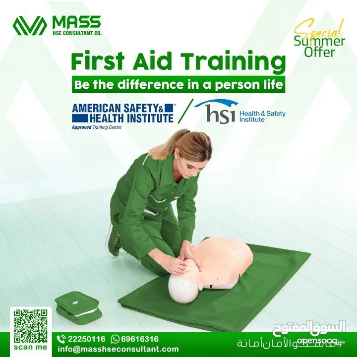 MASSCO FIRST AID COURSE