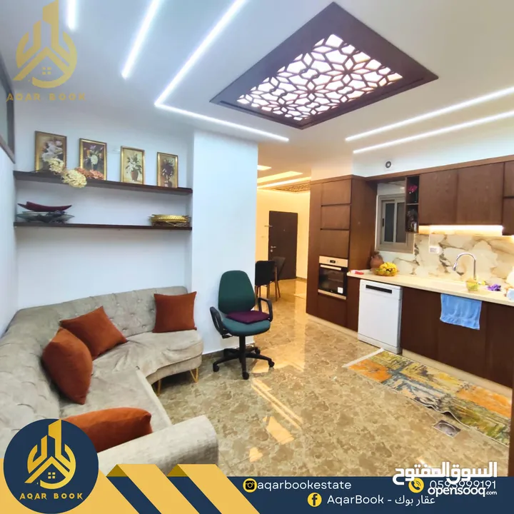 رووف مفروش للايجار  ،الموقع : البيرة - قرب مدرسة الفرندز