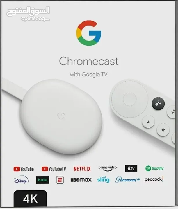 كروم كاست Chromecast Google TV 4K