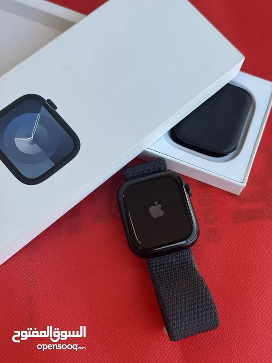 Apple watch S9 45mm بطارية 100٪؜ كفالة ابل 8 شهور