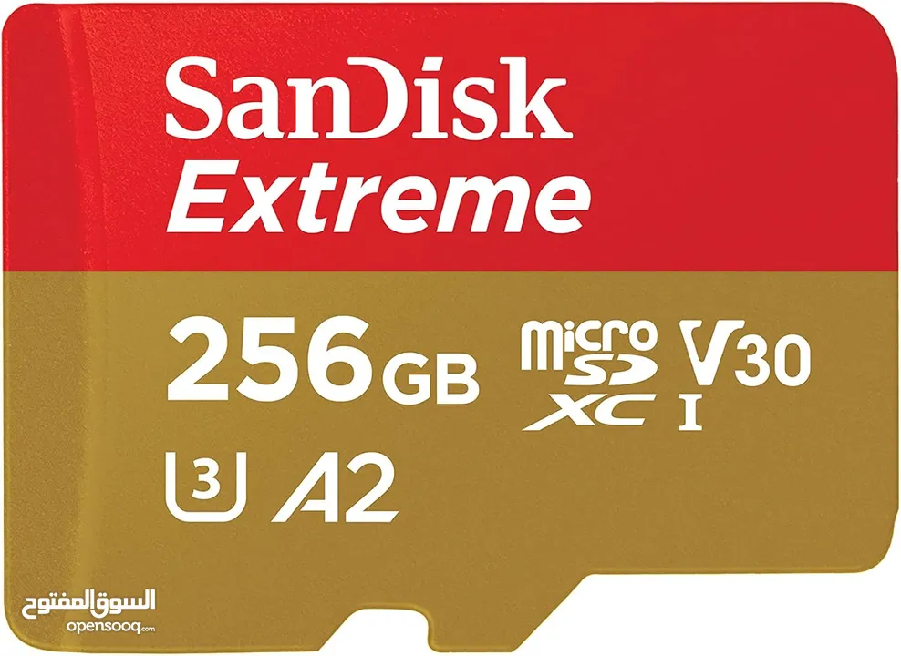 بطاقة ذاكره 256 جيجا سانديسك اكستريم اصليه SanDisk 256GB Extreme