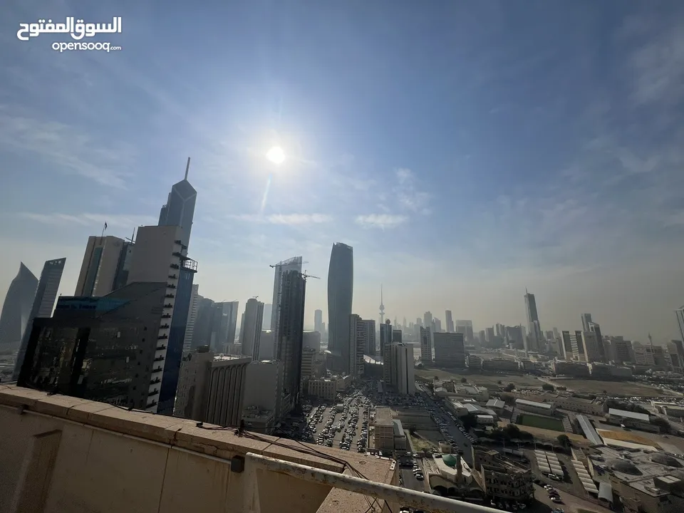 للايجار مكتب فخم فى الشرق مساحة 358 م sea view For Rent Office in Al- Sharq Kuwait city