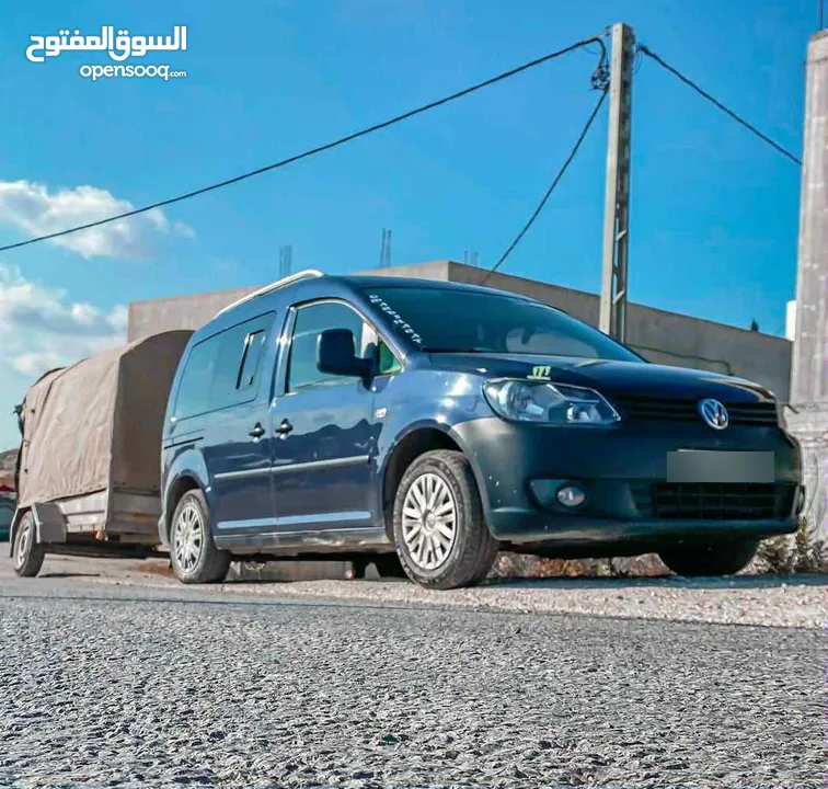 فلوكس فاجن كادي 2015  تيربو مطور 1600 ديزل  6+1 عدد الركاب  هوك خلفي  فحص نضيف  سعر عالحرق أخونا