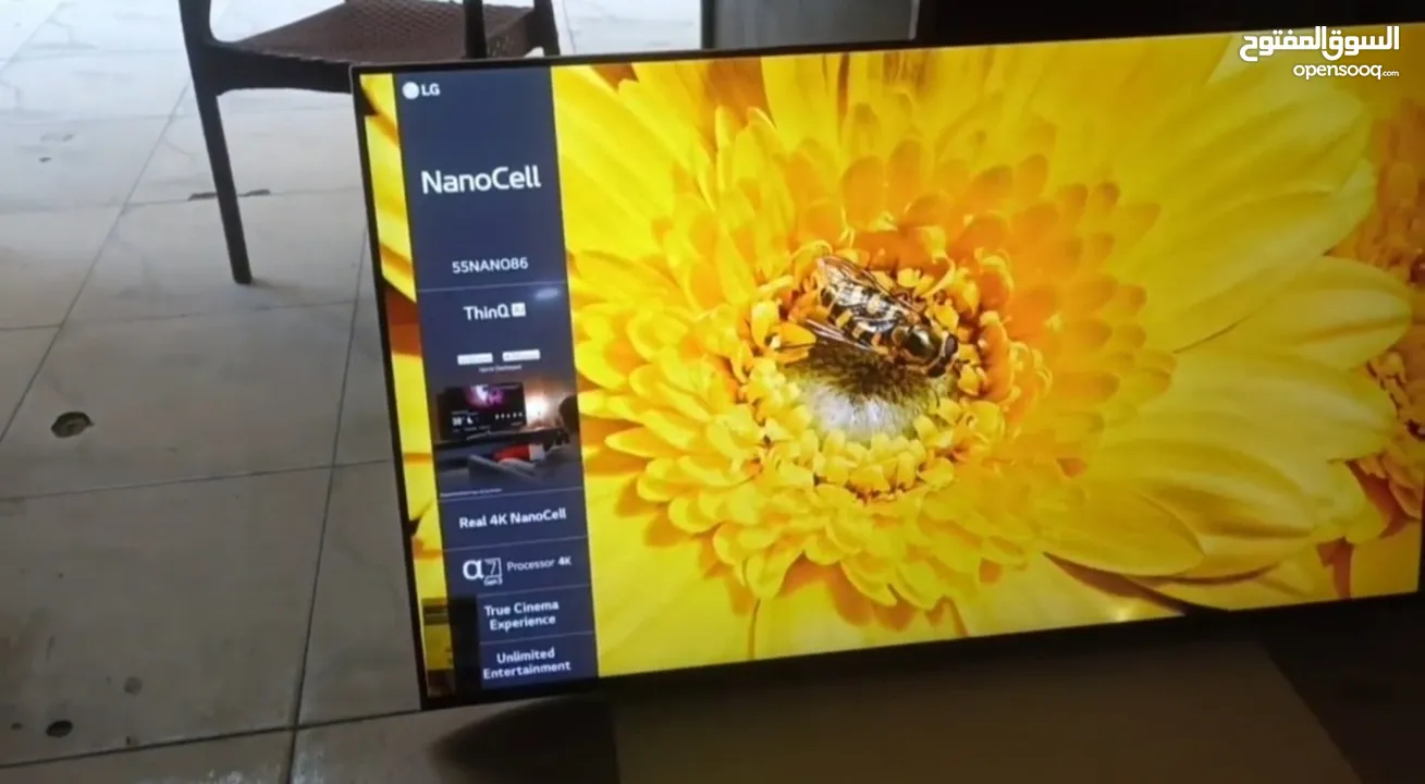 شاشة LG نانو سيل 55 بوصة فرز تانى     4K Smart TV