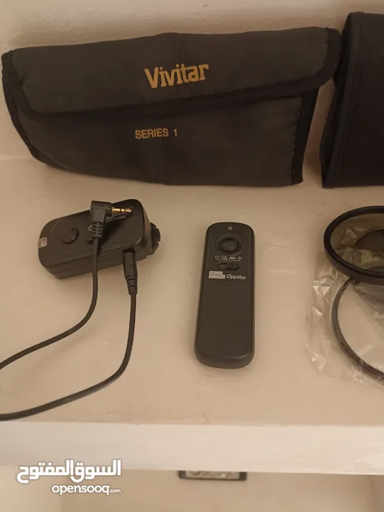 Canon 70D - بحالة ممتاز مع مجموعة فلاتر و ريموت و شنطة