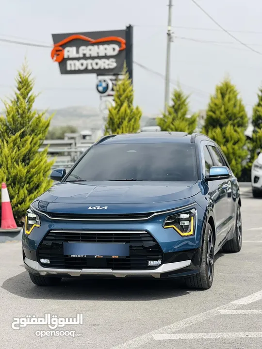 Kia niro hybrid 2022  Fulll +++ ‎ فتحة سقف  سعر مميز  كيا نيرو هايبرد موديل وترخيص 22  اضافات كامله