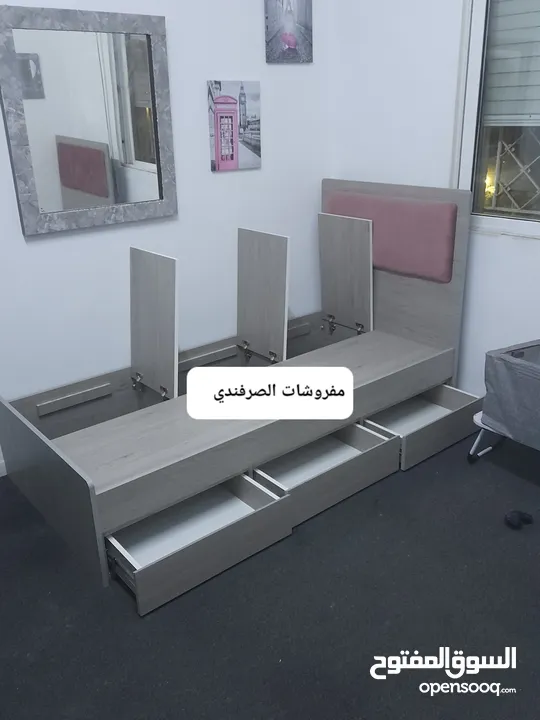 اتخوت مفرد شباب مقاس 190 في 90 بدون فرشه مفرد عادي او بكس مع إمكانية تغير الون