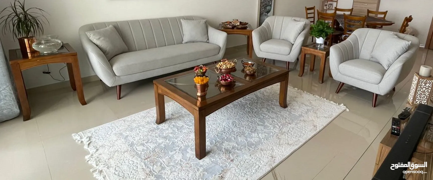 Sofa chairs and tables