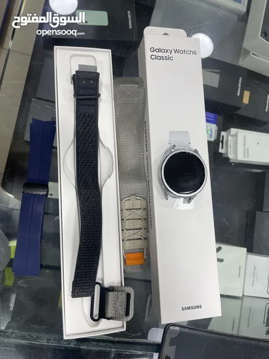 Samsung watch 6 classic 47mm بحالة الجديد