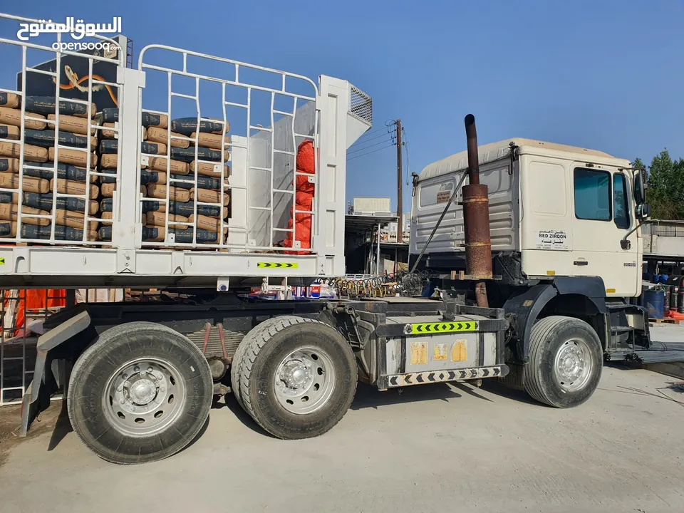 للبيع راس تريله مان مديل 2000 For sale, MAN trailer head, model 2000