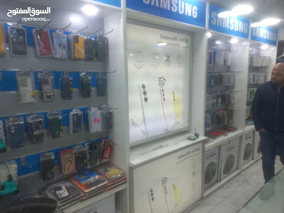 ديكور محل خلويات كامل للبيع