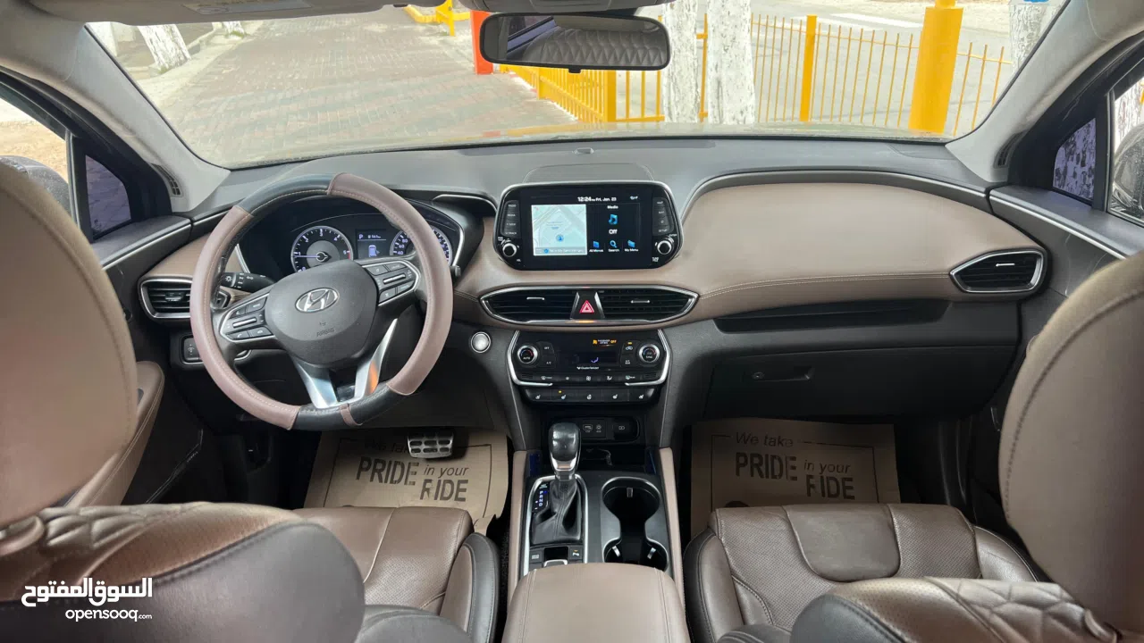 هونداي سنتافي موديل 2019 ترخيص 2018 دفع رباعي 4*4 اضافات مميزة جداً بدون فتحة