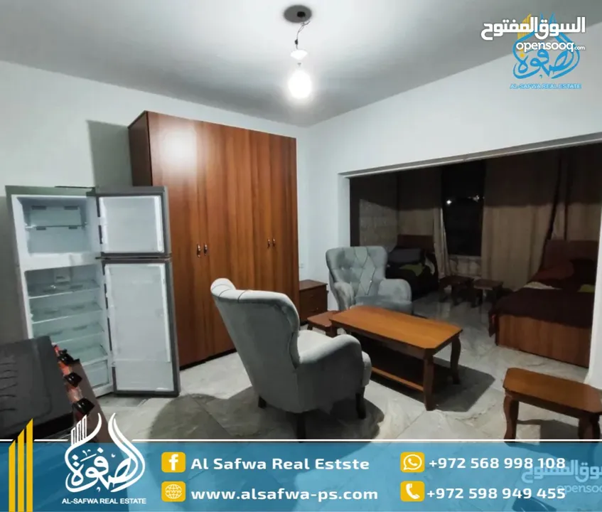 استديوهات مفروشه للايجار شارع القدس للشباب فقط قرب الفندق السياحي