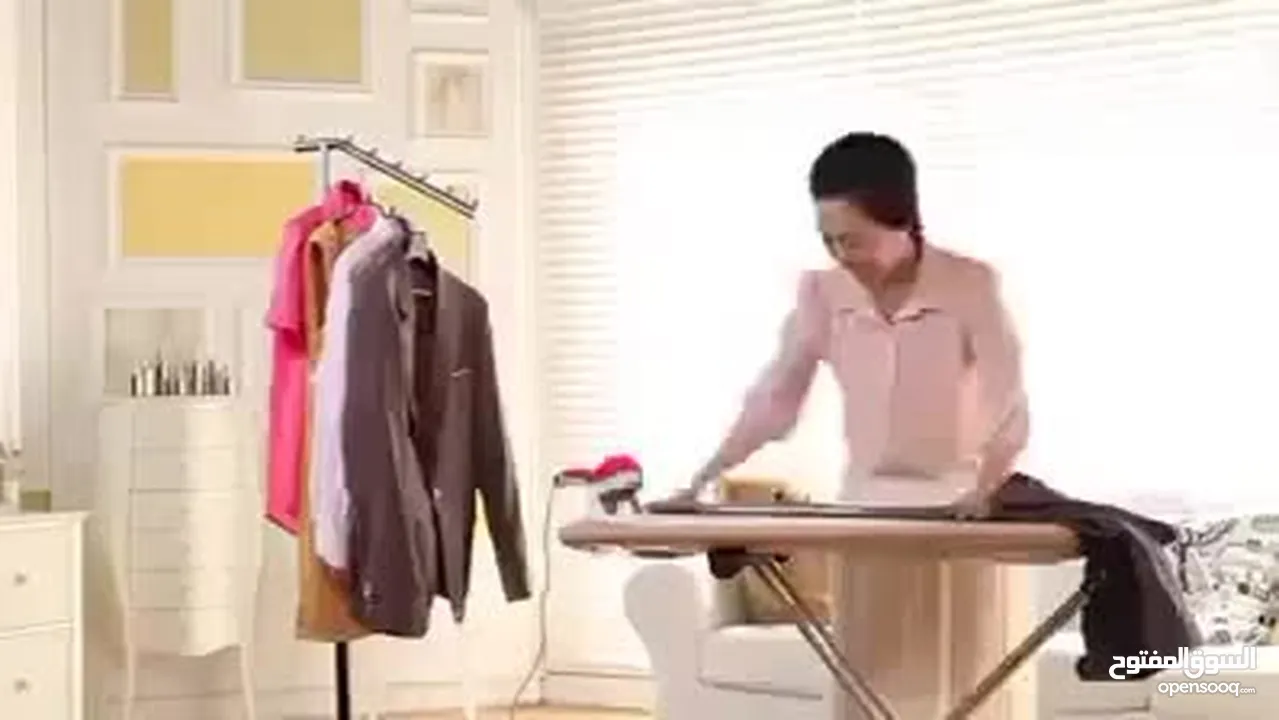 مكوى ملابس مكواه البخار المحمول مع قاعده steam iron الاصلي بقوه بخار عاليه