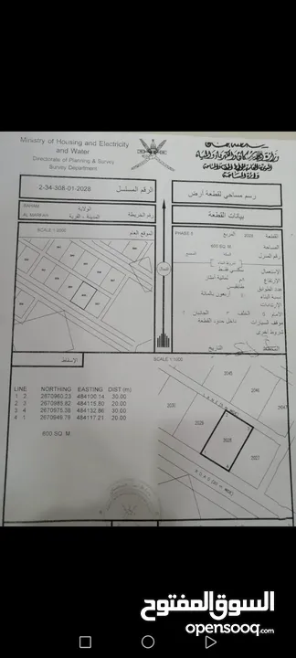 سكنيه للبيع في المرفع مربع 308 موقع ممتاز