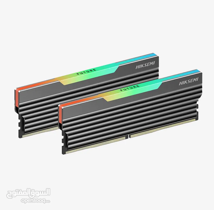 رام كمبيوتر سريعة النقل مضيئة رجب جديدة هيكسيمي 16GB & 8GB Hiksemi Future RGB Ram 3200Hz DDR4