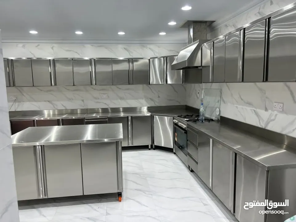 Restaurant kitchen Cabinet Full Setup, Stainless steel